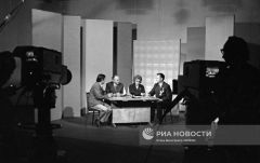 Дни советско-польской дружбы. Запись в студии Калининградского телевидения, 1976г.