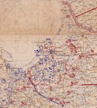 Положение фронта в Восточной Пруссии на 31.01.1945